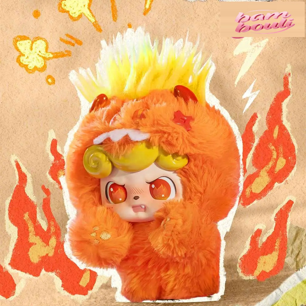 Q.Kid Emotional Hairy Monsters Series Plush Blind Box