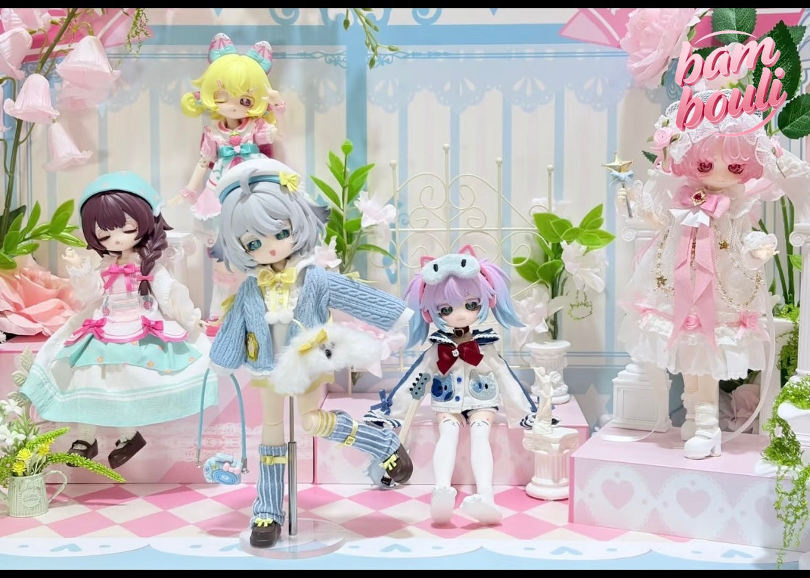 별빛 소원 소녀 모험 시리즈 1/8 액션 피규어 BJD 블라인드 박스 수집용 인형