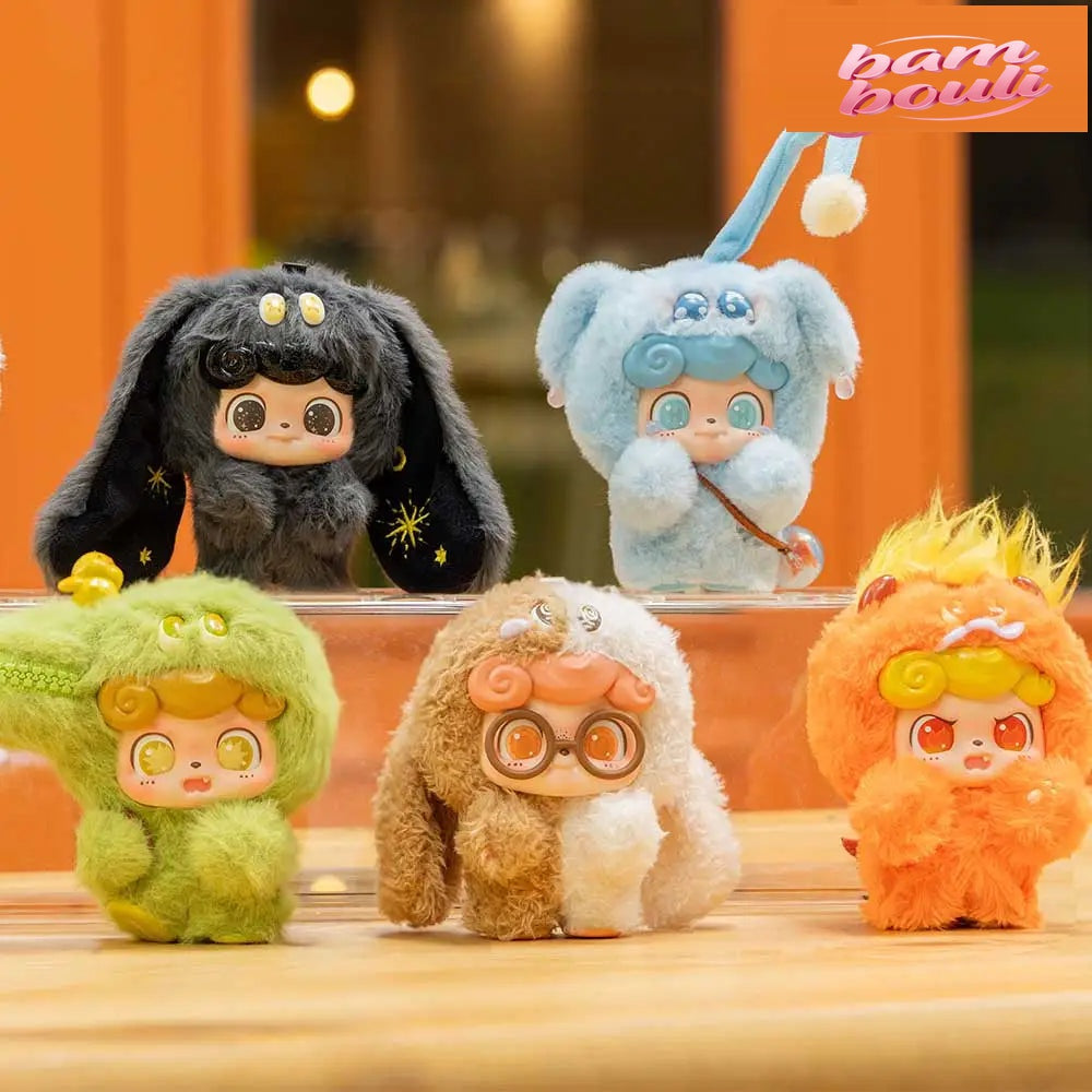 Q.Kid Emotional Hairy Monsters Series Plush Blind Box