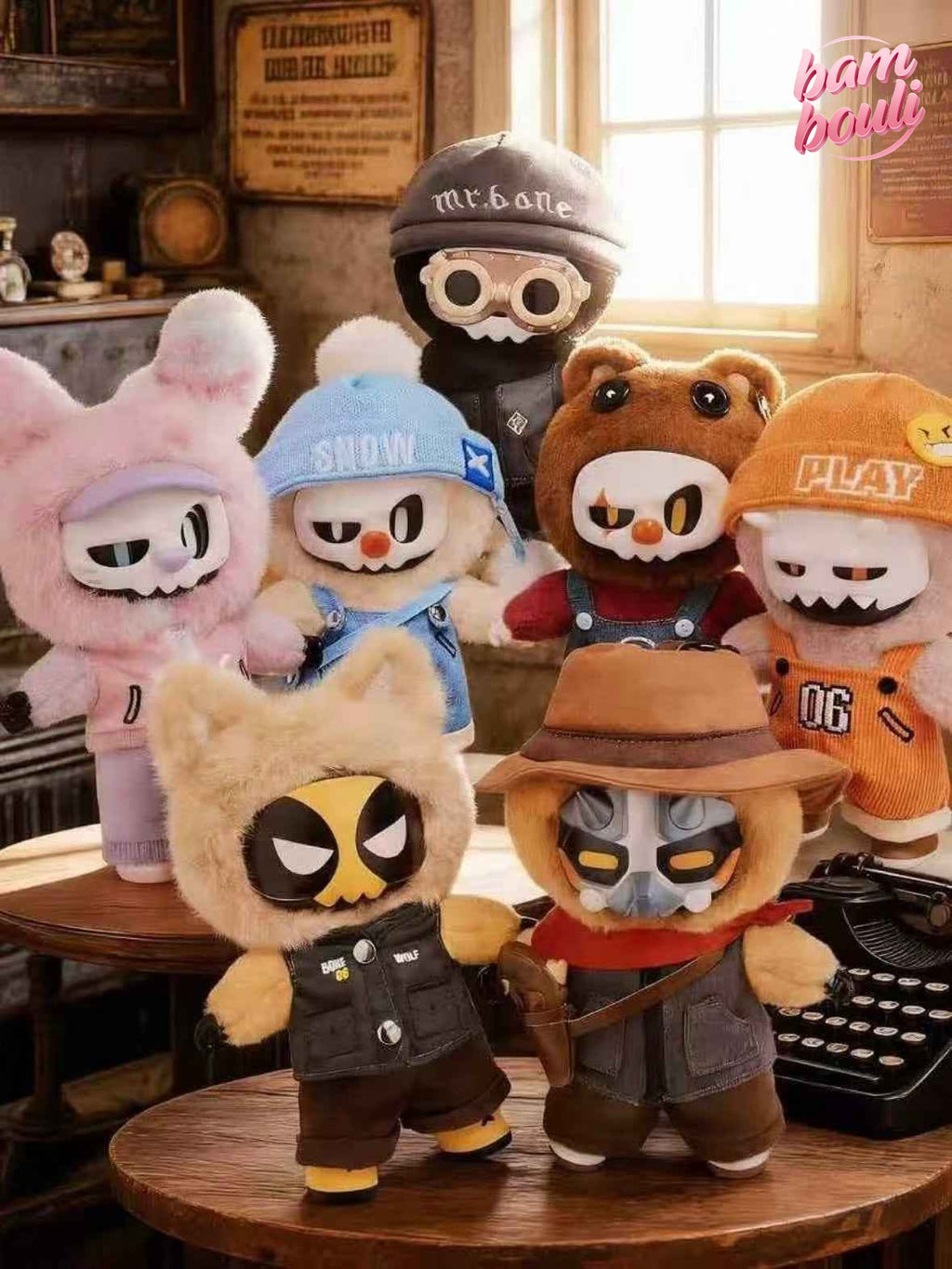 MR.BONE Plush Task Force Series Blind Box