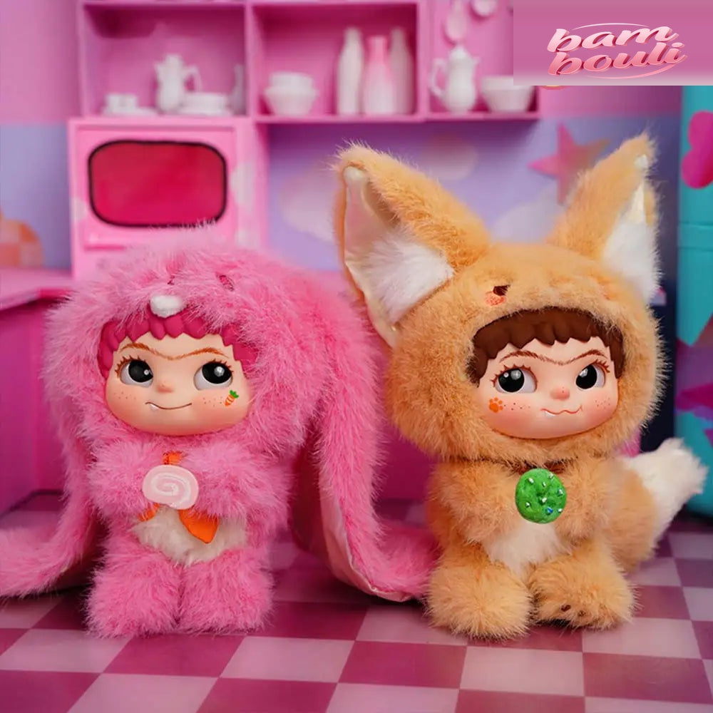 WAKUKU Fox and Rabbit Trick or Treat Series Plush Blind Box